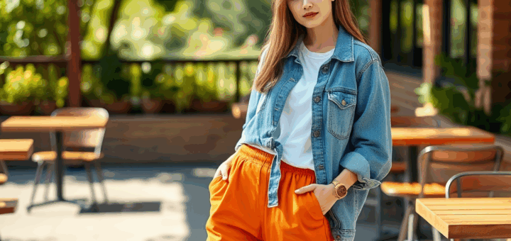 beyondtheconviction.org | Outfitideeën voor een casual look met een oranje broek